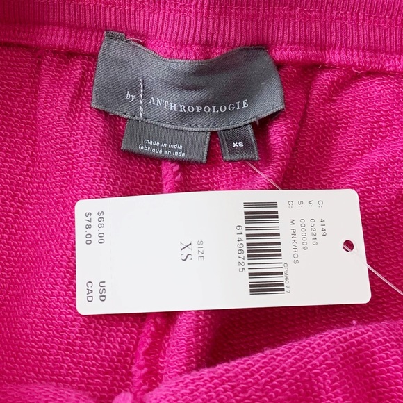 NWT Daily Practice Anthropologie Marka Embroidered High Rise Lounge Shorts - Picture 5 of 7